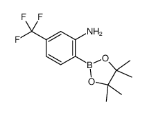 2-(4,4,5,5-tetramethyl-1,3,2-dioxaborolan-2-yl)-5-(trifluoromethyl)aniline