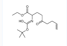 (S)-ethyl 2-(tert-butoxycarbonylamino)-5-oxonon-8-enoate
