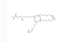 2-Propenoic acid, 2-methyl-, 2-hydroxy-3-[3-[2,4,6,8-tetramethyl-4,6,8-tris[3-(2-oxiranylmethoxy)propyl]cyclotetrasiloxan-2-yl]propoxy]propyl ester