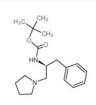 (S)-tert-Butyl (1-phenyl-3-(pyrrolidin-1-yl)propan-2-yl)carbamate
