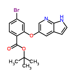 2-Methyl-2-propanyl 4-bromo-2-(1H-pyrrolo[2,3-b]pyridin-5-yloxy)benzoate