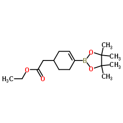 Ethyl-2-(4-(4,4,5,5-tetramethyl-1,3,2-dioxaborolan-2-yl)cyclohex-3- enyl)acetate