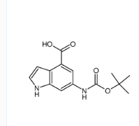 1H-Indole-4-carboxylic acid, 6-[[(1,1-diMethylethoxy)carbonyl]aMino]-