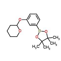 4,4,5,5-TETRAMETHYL-2-(3-((TETRAHYDRO-2H-PYRAN-2-YL)OXY)PHENYL)-1,3,2-DIOXABOROLANE