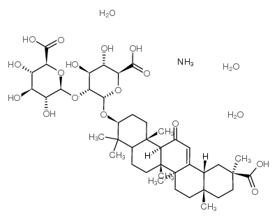 glycyrrhizic acid, ammonium salt, trihydrate(rg)