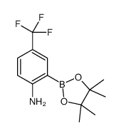2-(4,4,5,5-Tetramethyl-1,3,2-dioxaborolan-2-yl)-_4-(trifluoromethyl)_benzenamine