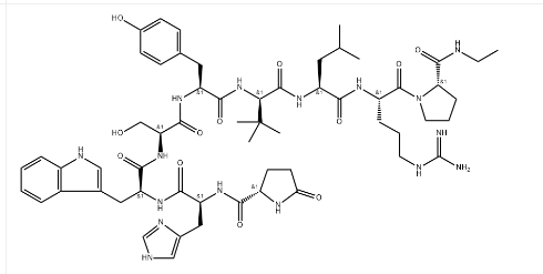 (Des-Gly10,tBu-D-Gly6,Pro-NHEt9)-LHRH trifluoroacetate salt