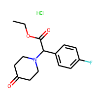 (S)-Ethyl 2-(4-fluorophenyl)-2-(4-oxopiperidin-1-yl)acetate hydrochloride