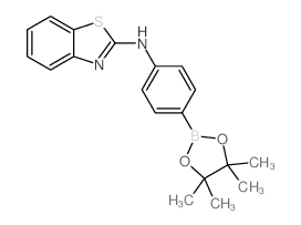 N-(4-(4,4,5,5-TETRAMETHYL-1,3,2-DIOXABOROLAN-2-YL)PHENYL)BENZO[D]THIAZOL-2-AMINE