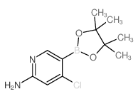 4-Chloro-5-(4,4,5,5-tetramethyl-1,3,2-dioxaborolan-2-yl)pyridin-2-amine