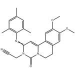 2H-Pyrimido[6,1-a]isoquinoline-3(4H)-acetonitrile, 6,7-dihydro-9,10-dimethoxy-4-oxo-2-[(2,4,6-trimethylphenyl)imino]-