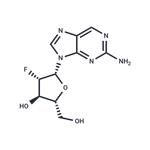 2-Aminopurine -9-beta-D-(2'-deoxy-2'-fluoro)arabino-riboside