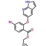 Ethyl2-((1H-pyrrolo[2,3-b]pyridin-5-yl)oxy)-4-fluorobenzoate