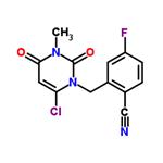 2-((6-Chloro-3-methyl-2,4-dioxo-3,4-dihydropyrimidin-1(2H)-yl)methyl)-4-fluorobenzonitrile