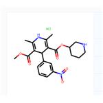 3-Methyl 5-piperidin-3-YL 2,6-dimethyl-4-(3-nitrophenyl)-1,4-dihydropyridine-3,5-dicarboxylate hcl