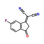 2-(6-fluoro-3-oxo-2,3-dihydro-1H-inden-1-ylidene)malononitrile