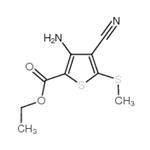ethyl 3-amino-4-cyano-5-(methylthio)thiophene-2-carboxylate