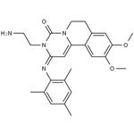 (E)-3-(2-aminoethyl)-2-(mesitylimino)-9,10-dimethoxy-2,3,6,7-tetrahydro-4H-pyrimido[6,1-a]isoquinolin-4-one