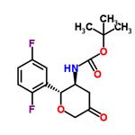 N-[(2R,3S)-2-(2,5-Difluorophenyl)tetrahydro-5-oxo-2H-pyran-3-yl]carbamic acid 1,1-dimethylethyl ester