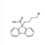 9H-Fluorene-9-carboxylic acid, 9-(4-bromobutyl)-