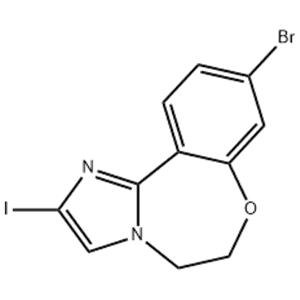 9-Bromo-5,6-dihydro-2-iodoimidazo[1,2-d][1,4]benzoxazepine