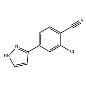 2-Chloro-4-(1H-Pyrazol-5-Yl)Benzonitrile