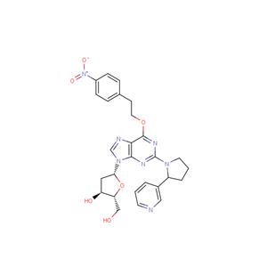 6-O-[2-(4-Nitrophenyl)ethyl]-2-[(3-pyridyl)pyrrolidin-1-yl]-2'-deoxyinosine