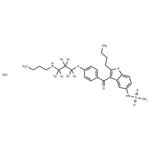N-Desbutyl Dronedarone-d6 HCl