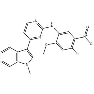 N-(4-Fluoro-2-methoxy-5-nitrophenyl)-4-(1-methyl-1H-indol-3-yl)pyrimidin-2-amine