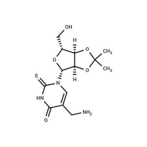 5-Aminomethyl-2',3'-di-O-isopropylidene 2-thiouridine