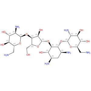 5-amino-2-(aminomethyl)-6-[5-[3,5-diamino-2-[3-amino-6-(aminomethyl)-4 ,5-dihydroxy-oxan-2-yl]oxy-6-hydroxy-cyclohexyl]oxy-4-hydroxy-2-(hydro xymethyl)oxolan-3-yl]oxy-oxane-3,4-diol