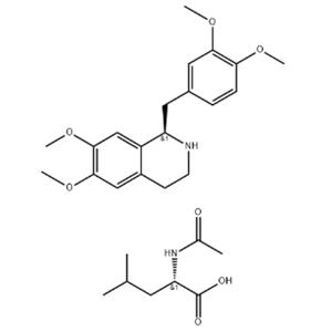 R-Tetrahydropapaverine N-acetyl-L-leucinate
