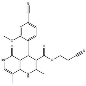 2-cyanoethyl 4-(4-cyano-2-methoxyphenyl)-2,8-dimethyl-5-oxo-1,4,5,6-tetrahydro-1,6-naphthyridine-3-carboxylate