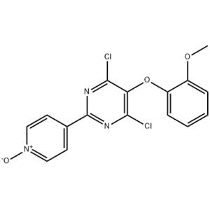 Pyrimidine, 4,6-dichloro-5-(2-methoxyphenoxy)-2-(1-oxido-4-pyridinyl)-