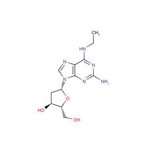 2-Amino-2'-deoxy-N6-ethyl-adenosine