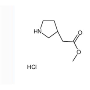 3-Pyrrolidineacetic acid, Methyl ester, hydrochloride, (3R)-