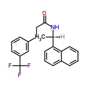 (R)-N-(1-(Naphthalen-1-yl)ethyl)-3-(3-(trifluoromethyl)phenyl)propanamide