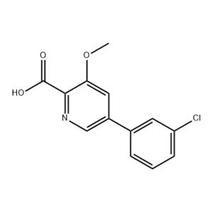 5-(3-chlorophenyl)-3-methoxypyridine-2-carboxylic acid