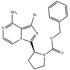 (S)-Benzyl 2-(8-amino-1-bromoimidazo[1,5-a]pyrazin-3-yl)pyrrolidine-1-carboxylate