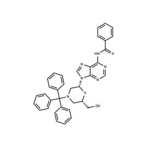 N6-Benzoyl-7'-OH-N-trityl morpholino adenosine
