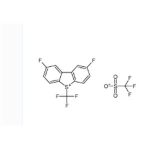 2,8-Difluoro-5-(trifluoromethyl)-5H-dibenzo[b,d]thiophen-5-ium Trifluoromethanesulfonate