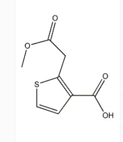 2-(2-Methoxy-2-oxoethyl)thiophene-3-carboxylic acid