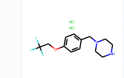 1-{[4-(2,2,2-Trifluoroethoxy)phenyl]methyl}piperazine dihydrochloride
