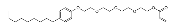 2-[2-[2-[2-(4-nonylphenoxy)ethoxy]ethoxy]ethoxy]ethyl prop-2-enoate