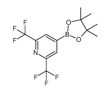 4-(4,4,5,5-tetramethyl-1,3,2-dioxaborolan-2-yl)-2,6-bis(trifluoromethyl)pyridine