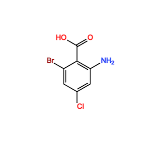 2-amino-3-bromo-5-chlorobenzoic acid