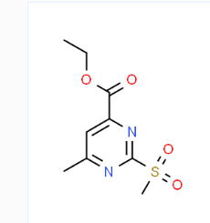 Ethyl 6-methyl-2-(methylsulfonyl)-4-pyrimidinecarboxylate