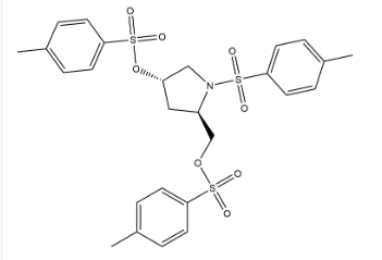 2-Pyrrolidinemethanol, 1-[(4-methylphenyl)sulfonyl]-4-[[(4-methylphenyl)sulfonyl]oxy]-, 2-(4-methylbenzenesulfonate), (2R,4S)-