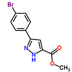 Methyl 5-(4-bromophenyl)-1H-pyrazole-3-carboxylate