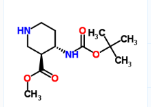trans-4-Boc-amino-piperidine-3-carboxylic acid Methyl ester